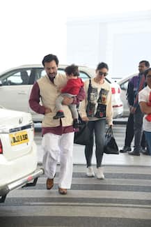 PICS: Taimur Ali Khan spotted with parents Saif, Kareena looking SUPER ADORABLE at Airport!