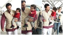 PICS: Taimur Ali Khan spotted with parents Saif, Kareena looking SUPER ADORABLE at Airport!