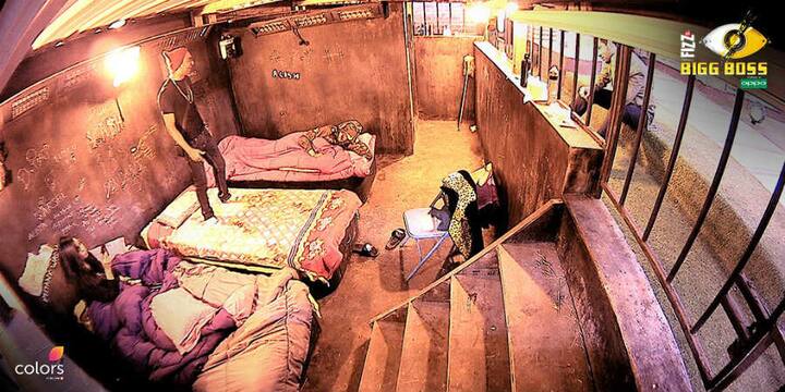 During their stay inside the 'kaal kothri', Akash Dadlani tried his level best to irritate & instigate Vikas Gupta. (Photo: Colors)