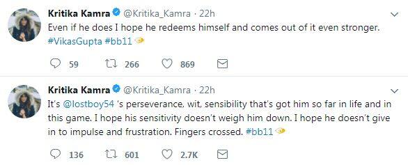 Speaking about the same, she tweeted that,