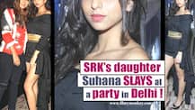 SRK's daughter Suhana Khan looks gorgeous in black at a party with Mom Gauri in Delhi!
