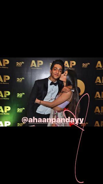 Earlier known as the good friend of SRK's son Aryan Khan, Ahaan is now also a social media sensation and the aspiring actor gets famous for his online videos he posts displaying his acting and dancing skills.