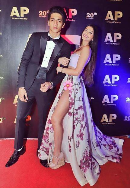 Ahaan's sister, Alanna Panday is a stunner and her hot pictures also go viral on social media. The brother-sister duo looks awesome together at Ahaan's 20th Birthday bash.
