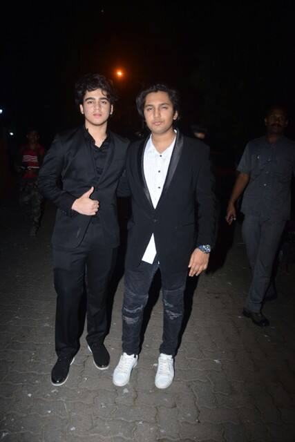Ahmed Khan's son Azaan(on right)