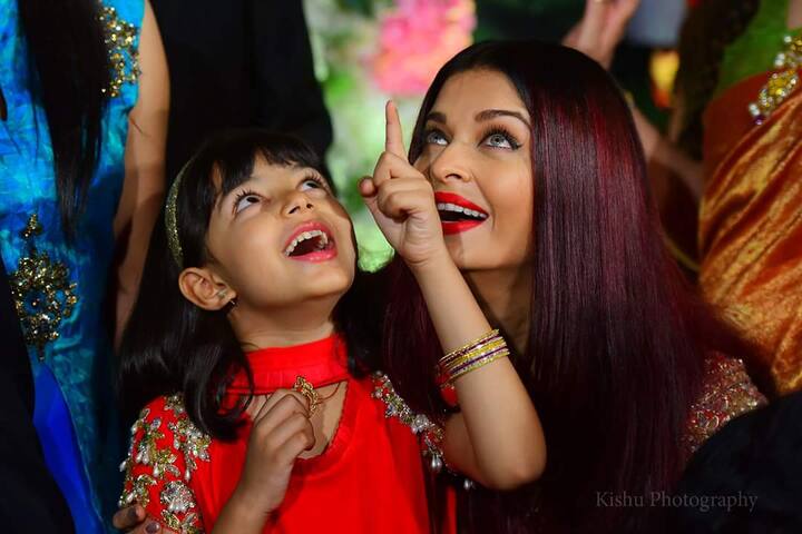 And now few more candid clicks of Aish and beti B are going viral on social media where the duo are all smiles 