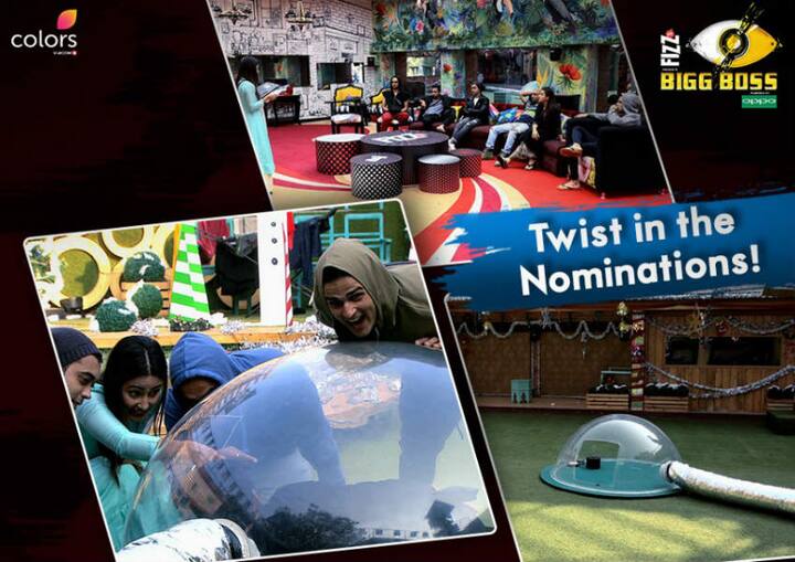 In this week's nomination task, every contestant other than captain Hina will have to go inside 'nomination dome' in which they have to be there for 42 minutes. The other housemates will have to distract the contestant who's inside the dome so that he/she will get failed in calculating the time. (Photo: Colors)