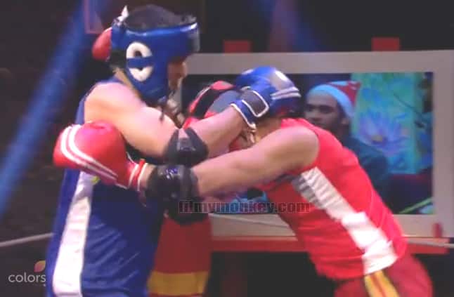 This apparently happened during the 'Sultani Akhada' task between Priyank and Luv this weekend. (Pic: Bigg Boss)