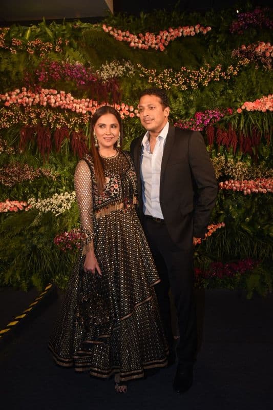 Mahesh Bhupathi with wife Lara Dutta