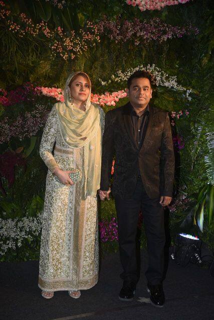 A R Rahman with wife
