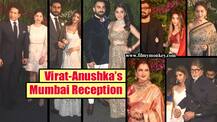 Virushka Reception Mumbai: Tendulkar with daughter Sara, Rekha, Amitabh, Aishwarya...Celebs arrive!