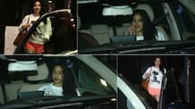 IN PICS: Sridevi's daughter Janhvi Kapoor looks fresh like a daisy in a wet hair look outside a salon!