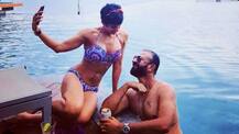 PICS: Mandira Bedi chilling in water with hubby ahead of  New Year celebrations in Thailand!