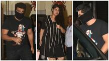 PICS: Arjun Kapoor SPOTTED hiding his face at sister Anshula Kapoor's birthday bash!