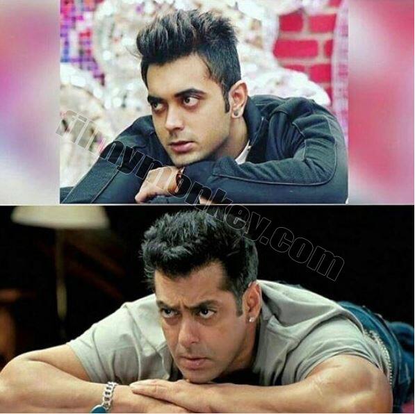 In the show Luv may have come in the limelight lately but the fanclubs of 'Bhaijaan' have been noticing their resemblance since a long time. Here's one we found on the social media.