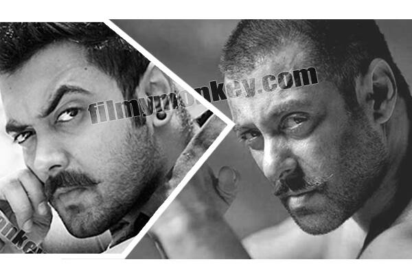 And when we tilted Luv's picture a bit and gave it same color tone as that of Salman's 'Sultan' poster.. we get this..! Amazing isn't it?