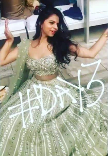 Suhana Khan at a wedding