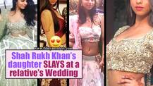 Suhana Khan spotted at a relative's Wedding & her gorgeous pics are now going viral!