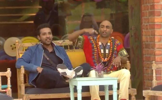 Puneesh had already saved himself from nominations this week along with Akash Dadlani in the previous task but what remains to be seen is what happens to Luv. Luv is nominated this week but we know that the voting lines are closed too. And there's another confusion.... (All Pics: Colors)