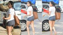 SEE PICS: Sridevi's fitness-freak daughter Janhvi Kapoor flaunts her toned body she gets clicked outside gym!