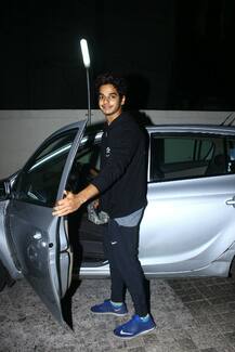 SEE PICS: Sridevi's daughter Janhvi Kapoor flaunts her toned tummy on a movie date with her mom & dad; Co-star Ishaan Khatter joins the family!