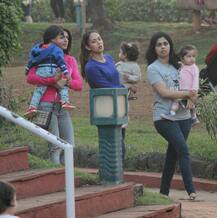 AWWDORABLE PICS: Shahid Kapoor's BABY GIRL Misha enjoys a day out in park with mommy Mira!