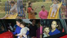 AWWDORABLE PICS: Shahid Kapoor's BABY GIRL Misha enjoys a day out in park with mommy Mira!