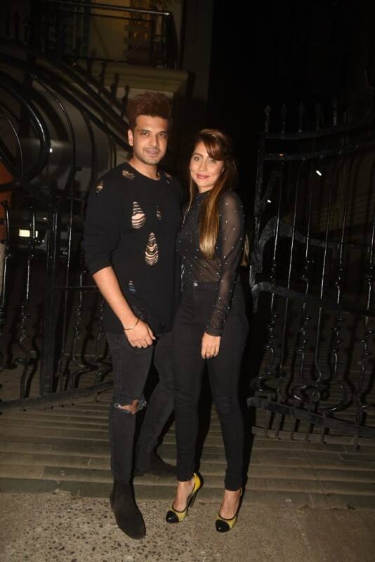 The bash was attended by the couple’s friends including Karan Kundra, Anusha Dandekar, Dia Mirza, Sahil Singha and others.[Pic Credit: Manav Manglani]