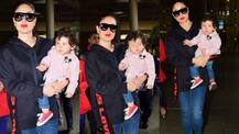 IN PICS: Stylish mommy-son duo Kareena Kapoor & BABY Taimur Ali Khan Pataudi is back from their Swiss vacation!