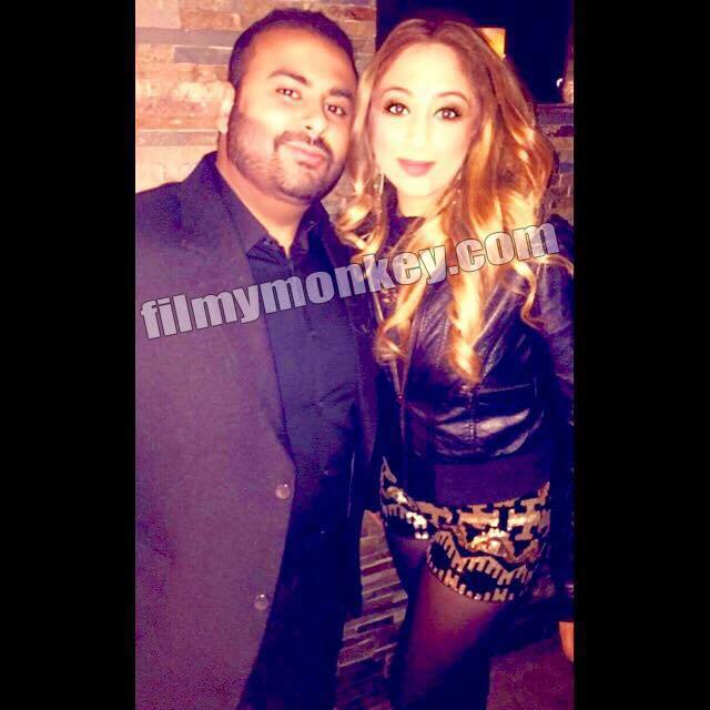 Divya with her husband Zohaib Mamdani.