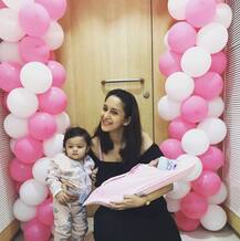 IN PICS: TV actress Chahatt Khanna flaunts her stunning POST-BABY body just one month after giving BIRTH to her daughter!