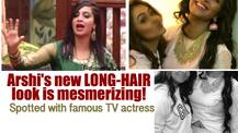 'Bigg Boss 11's Arshi Khan's new avatar with long hair will leave you smitten; Poses with Devoleena Bhattacharjee!