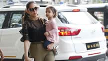 IN PICS: Shahid Kapoor's BABY GIRL Misha gazing into cameras wrapped in her stylish mommy Mira's arms!