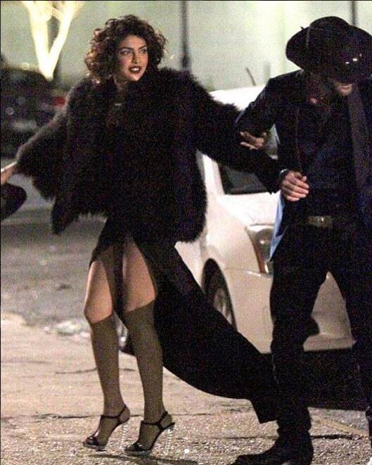 She certainly sent the temperatures soaring despite the cold weather in NYC with this sizzling bold black dress.