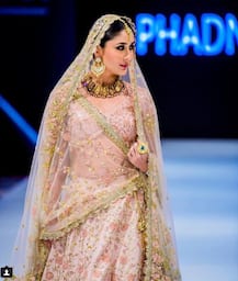 SEE PICS: Kareena Kapoor Khan looks RESPLENDENT in her BRIDAL WEAR for a fashion show in Doha leaving us more excited for 'Veere Di Wedding'!