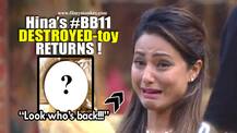 Boyfriend Rocky gets Hina Khan's destroyed toy Pooh back to her from Bigg Boss 11 house!