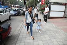 SEE PICS: Shahid Kapoor's 1-year-old BABY GIRL Misha walks hand-in-hand with mommy Mira after her Play school!