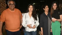 SEE PICS: Sridevi's pretty daughters- Janhvi & Khushi turn heads with their STYLISH avatars on DINNER DATE with family and friends!