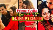 Officially Engaged! PICS: Prince Narula, Yuvika Chaudhary flaunt rings after engagement