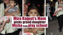 Shahid-Mira's daughter Misha Kapoor in her grand mother Bela's arms outside play school looks super cute!