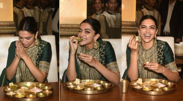 SEE PICS: Deepika Padukone celebrates 'Padmaavat' success with Rajasthani thali! SEE PICS: Deepika Padukone celebrates 'Padmaavat' success with Rajasthani thali!