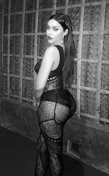 The sex-siren is often compared to International celebrity Kim Kardashian, courtsey her voluptuous figure and is known for her hot and bold photo-shoot 