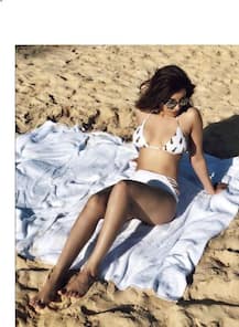 PIC: Shama Sikander looks RED HOT as she performs YOGA in a BIKINI!