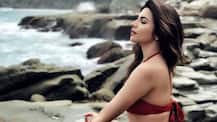 PIC: Shama Sikander looks RED HOT as she performs YOGA in a BIKINI!