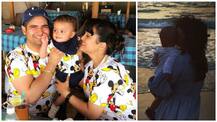 PICS: Karan Mehra & Nisha Rawal's 'first family getaway' with baby boy Kavish Mehra in Goa!