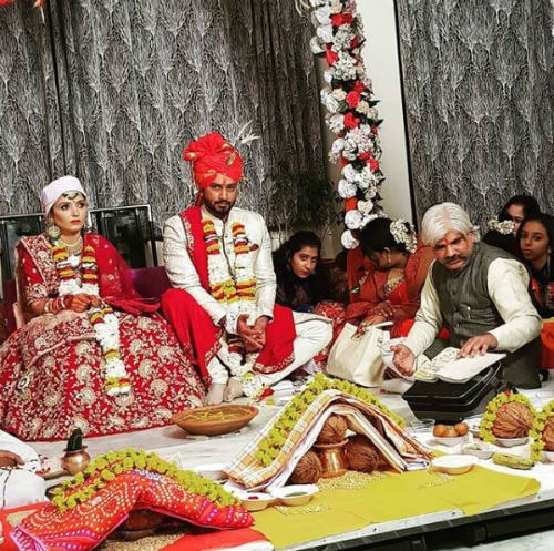 The couple tied the knot in a traditional wedding in Rajasthan.(Photo: Instagram)