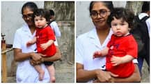 PICS: Saif-Kareen's munchkin Taimur Ali Khan snapped outside his play school looking ADORABLE as ever!