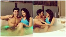 PICS: Ruslaan Mumtaz celebrates wife Nirali Mehta's birthday by chilling in a JACUZZI with her!