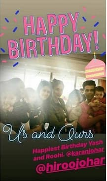 INSIDE PICS: Taimur, Adira, Misha & other star-kids attend KJo's twins Yash-Roohi's FIRST birthday bash!