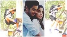 PICS: 'Dhadak' actor Ishaan Khatter JUMPS from the FIRST FLOOR for co-star Janhvi Kapoor!