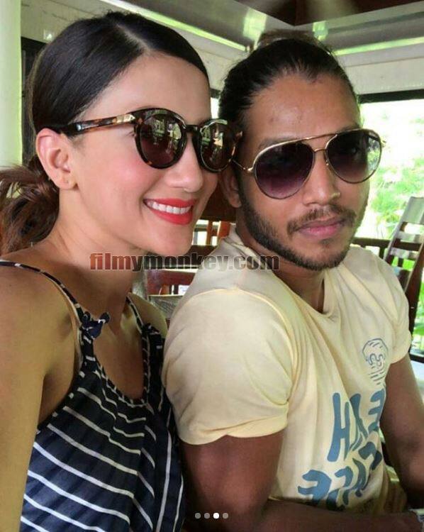 Gauahar with rumored choreographer-boyfriend Melvin Louis